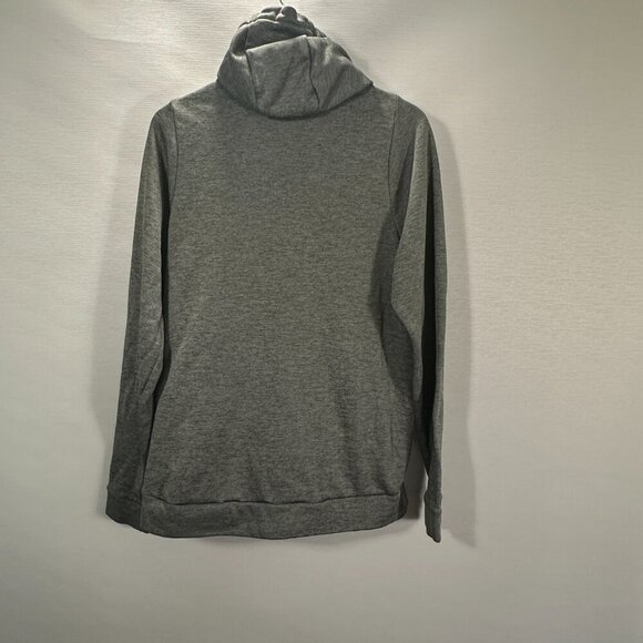 Nike Therma Training Hoodie Mens Medium Gray Kangaroo Pocket Logo - Picture 9 of 10